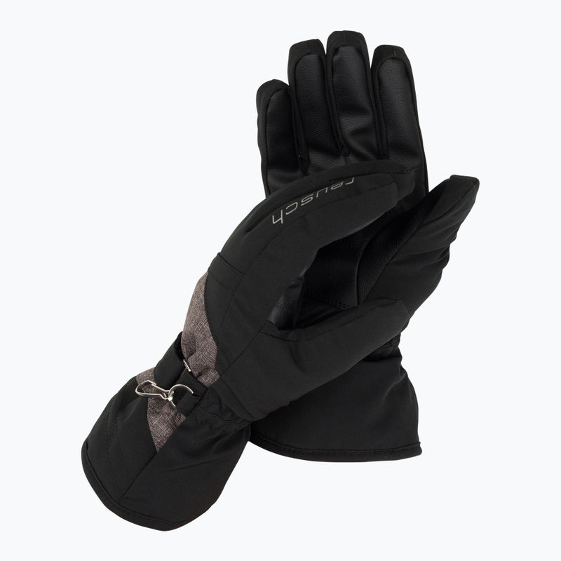 Guanto da sci da donna Reusch Helena R-TEX XT nero/nero melange/rosa glo