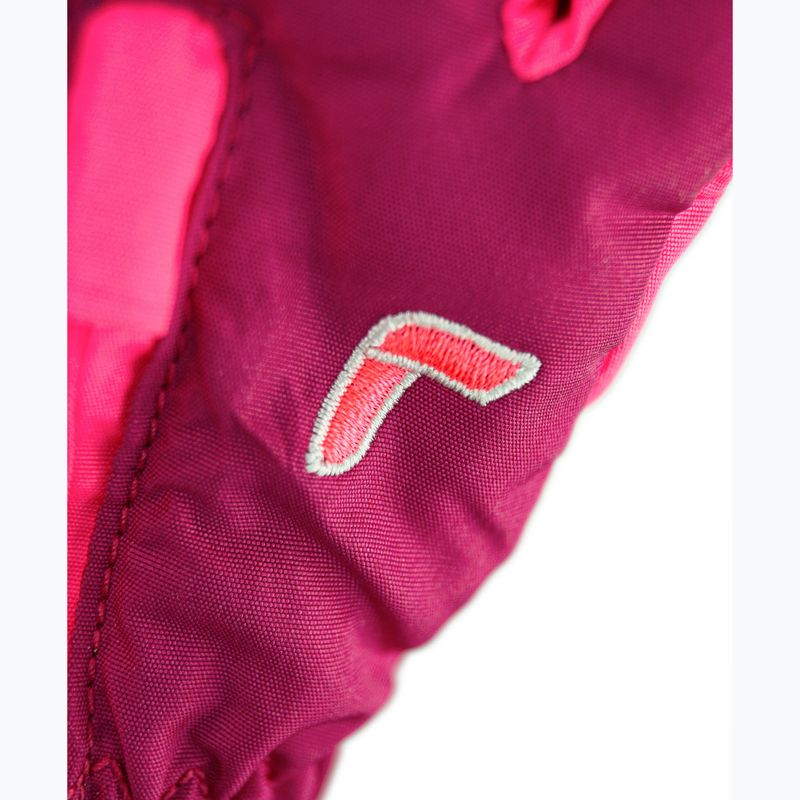 Guanti da sci per bambini Reusch Tom fuchs purp/knockout pink 4