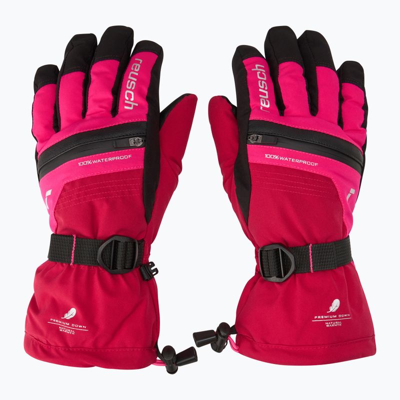 Guanto da sci per bambini Reusch Lando R-TEX XT cerise/pink glo 2