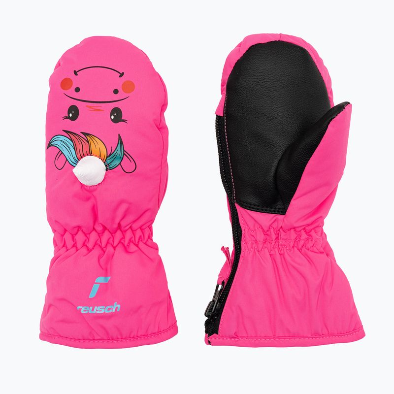 Guanti invernali Reusch per bambini Sweety Mitten rosa unicorno