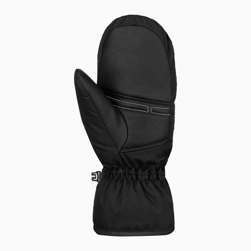 Guanto da sci per bambini Reusch Alan Mitten nero/bianco 7