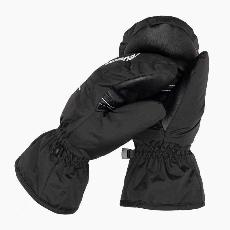 Guanto da sci per bambini Reusch Alan Mitten nero/bianco