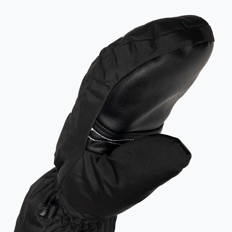 Guanto da sci per bambini Reusch Alan Mitten nero/bianco 4
