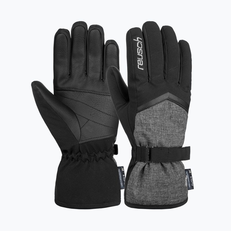 Guanto da sci Reusch Moni R-TEX XT nero/nero melange 5