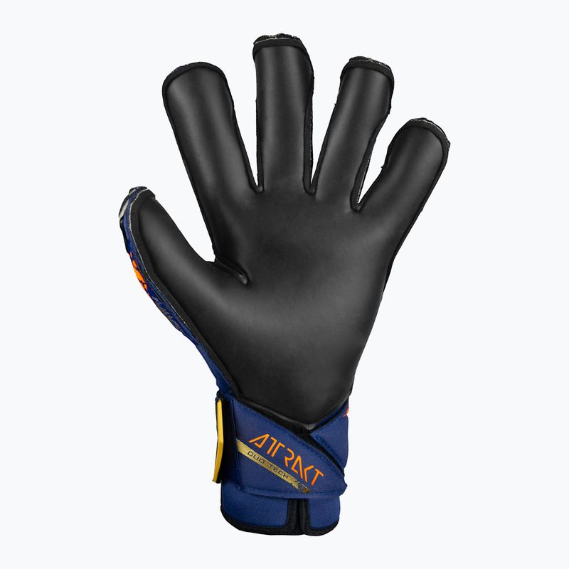 Guanti da portiere Reusch Attrakt Duo Evolution premium blu/oro/nero 3