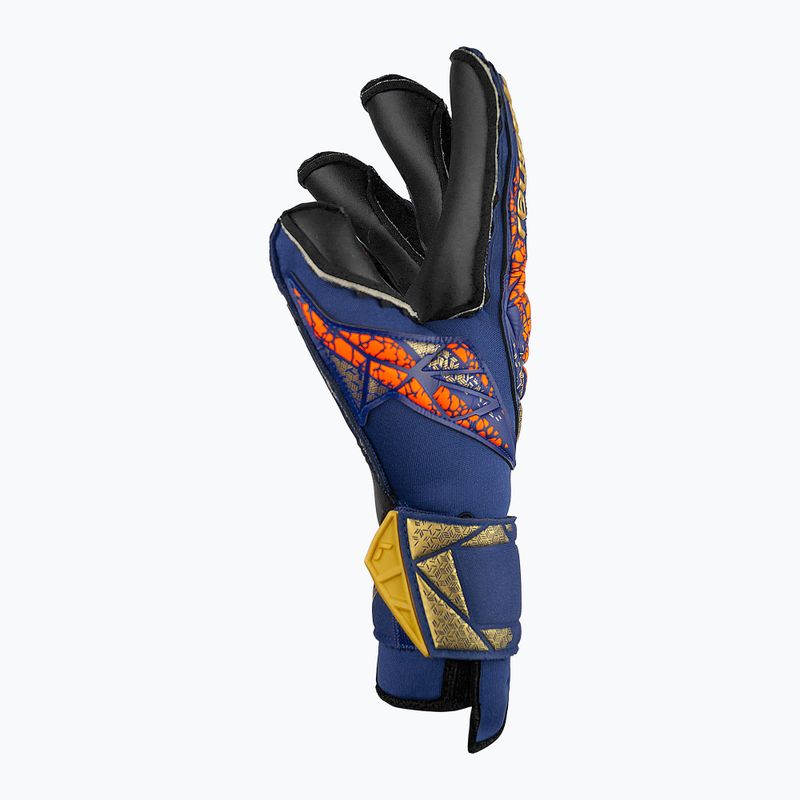 Guanti da portiere Reusch Attrakt Duo Evolution premium blu/oro/nero 4