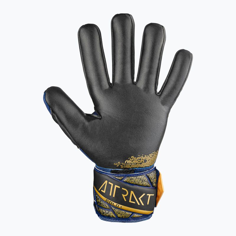 Guanti da portiere Reusch Attrakt Gold X NC premium blu/oro/nero 3