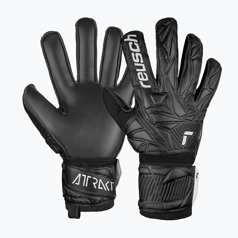 Guanti da portiere Reusch Attrakt Solid nero