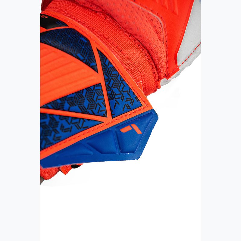 Guanti da portiere Reusch Attrakt Solid iper arancio/blu elettrico 7