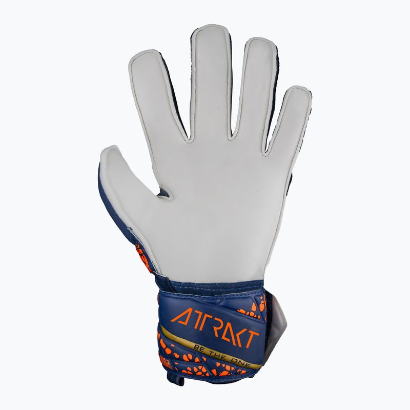 Guanti da portiere Reusch Attrakt Solid premium blu/oro 3