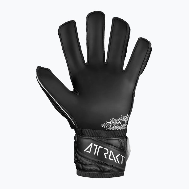Guanti da portiere per bambini Reusch Attrakt Infinity Junior nero 3
