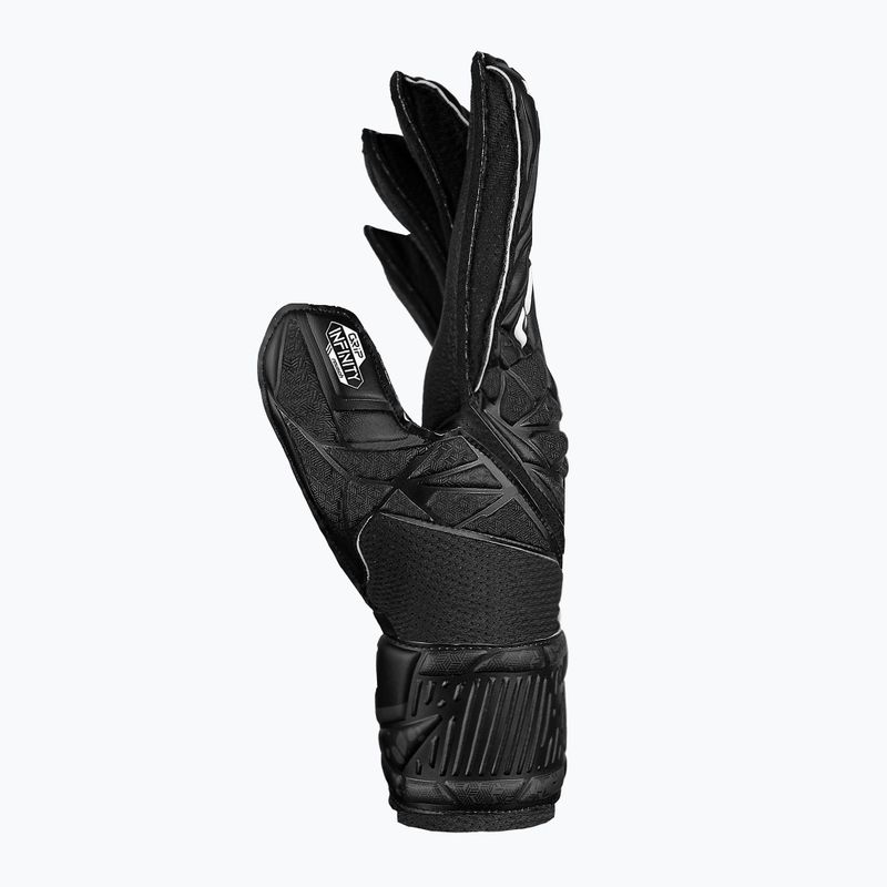 Guanti da portiere per bambini Reusch Attrakt Infinity Junior nero 4