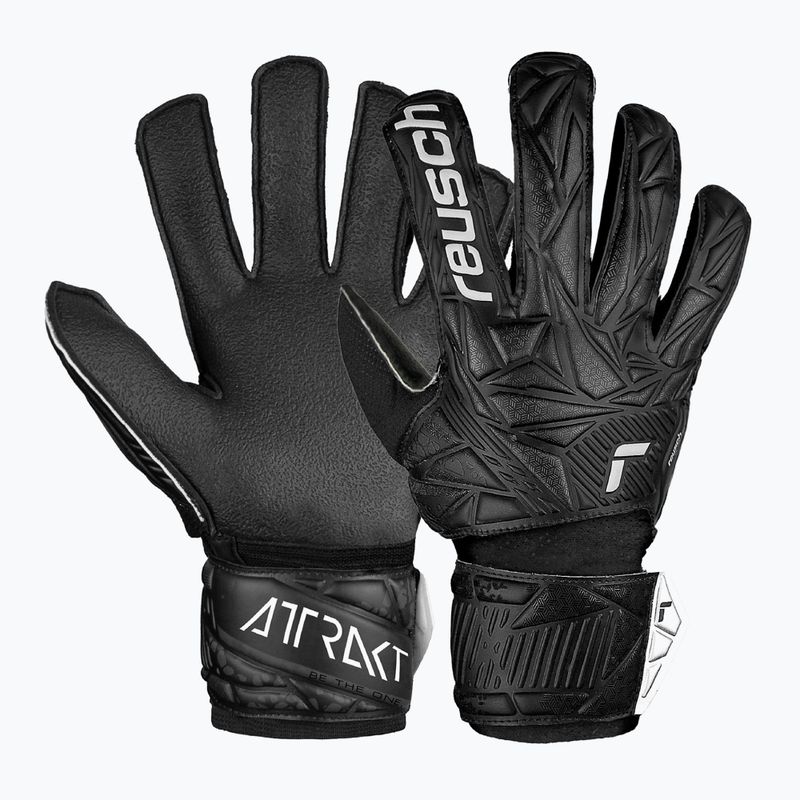 Guanti da portiere da bambini Reusch Resist neri