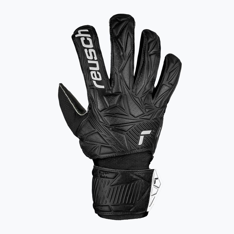 Guanti da portiere da bambini Reusch Resist neri 2