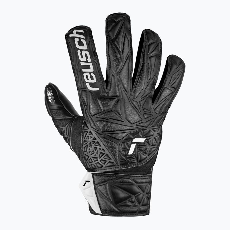 Reusch Attrakt Starter Solid Finger Support Guanti da portiere junior nero 2