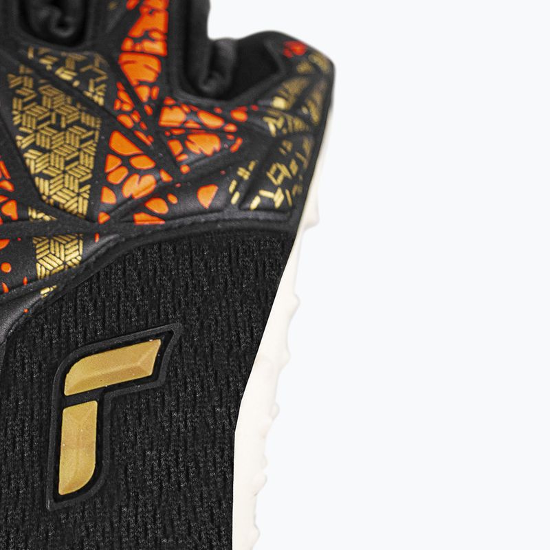 Guanti da portiere Reusch Attrakt SpeedBump Ortho-Tec nero/oro/arancio 7