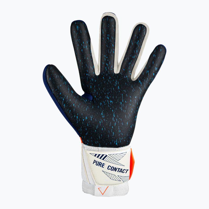 Guanti da portiere Reusch Pure Contact Fusion premium blu/arancio elettrico/nero 3