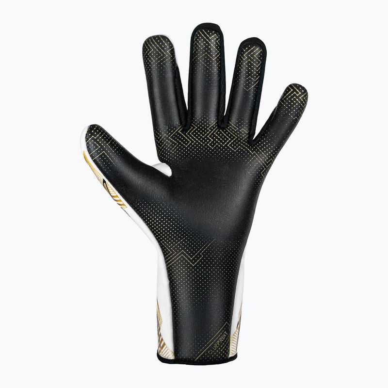 Reusch Pure Contact Gold X GluePrint Guanti da portiere senza spalline bianco/oro/nero 3