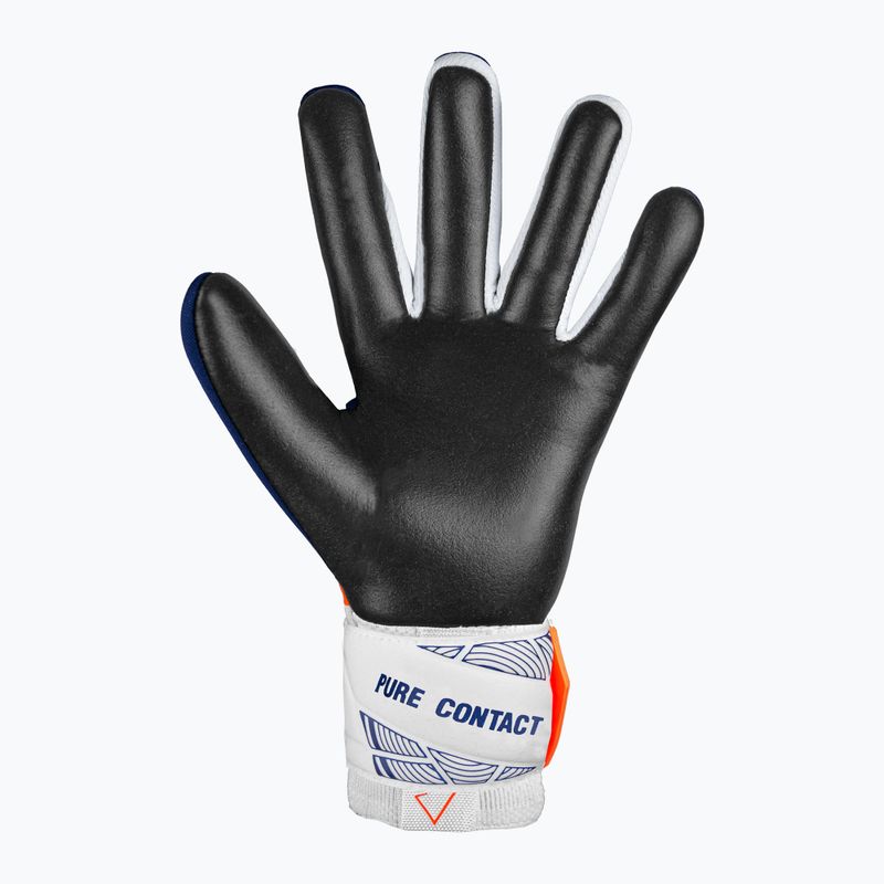 Guanti da portiere Reusch Pure Contact Gold premium blu/arancio elettrico/nero 3