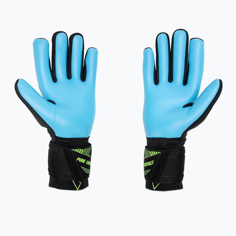 Guanti da portiere Reusch Pure Contact Aqua black/fluo lime/aqua 2
