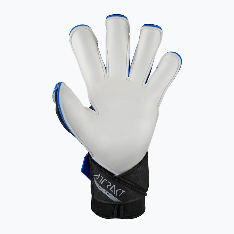 Guanti da portiere Reusch Attrakt RE:GRIP nero/blu elettrico 3