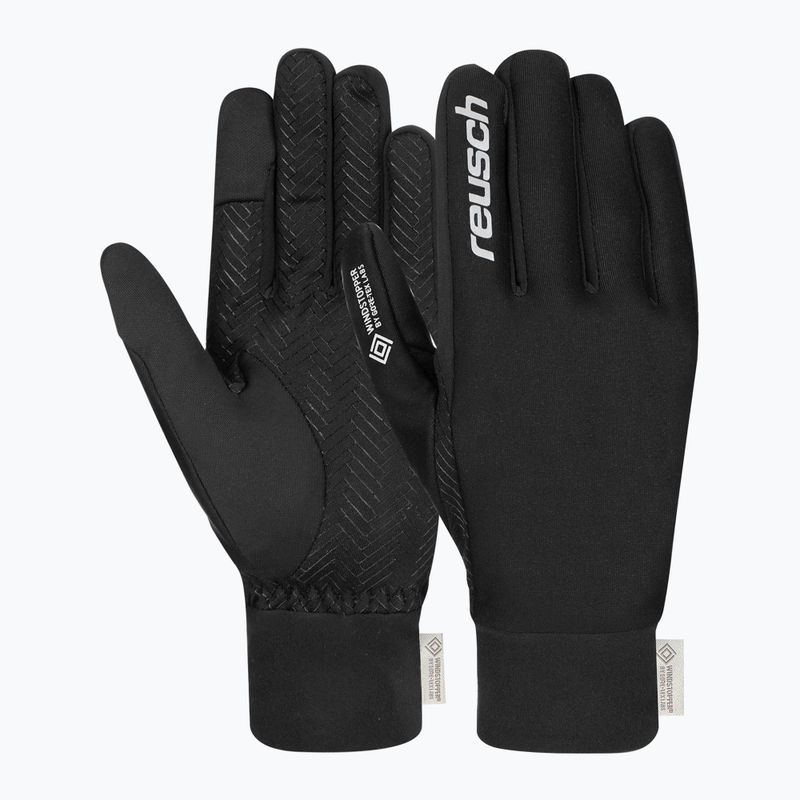 Guanti uomo Reusch Karayel Windstopper Touch-Tec black/silver 2