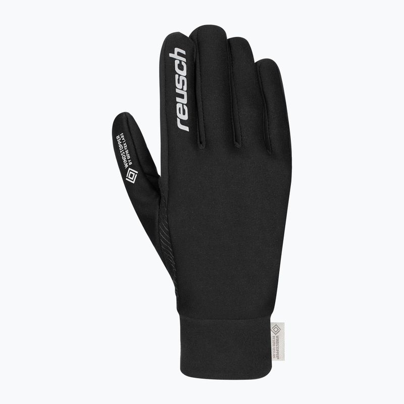 Guanti uomo Reusch Karayel Windstopper Touch-Tec black/silver 3