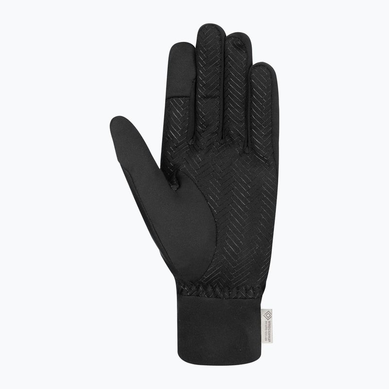 Guanti uomo Reusch Karayel Windstopper Touch-Tec black/silver 4