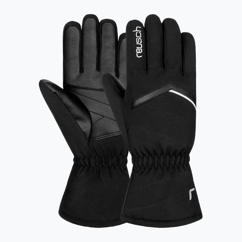 Guanti da sci donna Reusch Marisa black/white 2
