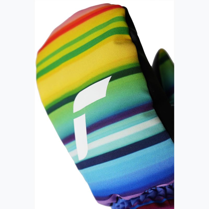 Guanto da sci per bambini Reusch Carter R-Tex XT Junior Mitten nero/multicolor lines 4