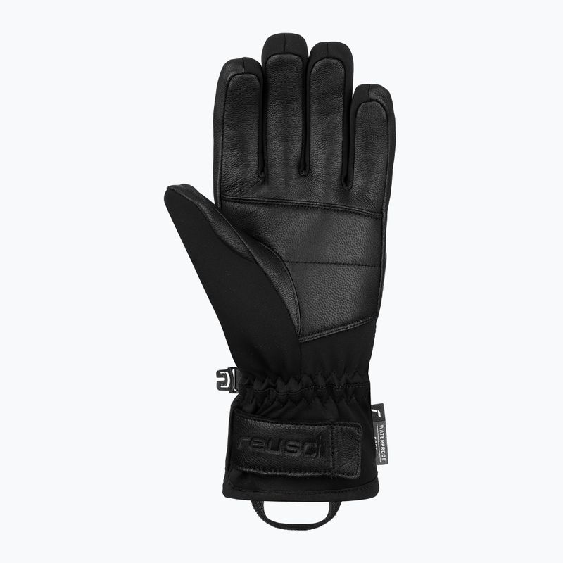 Guanto da sci da donna Reusch Beatrix R-Tex XT nero/marrone leopardato 8