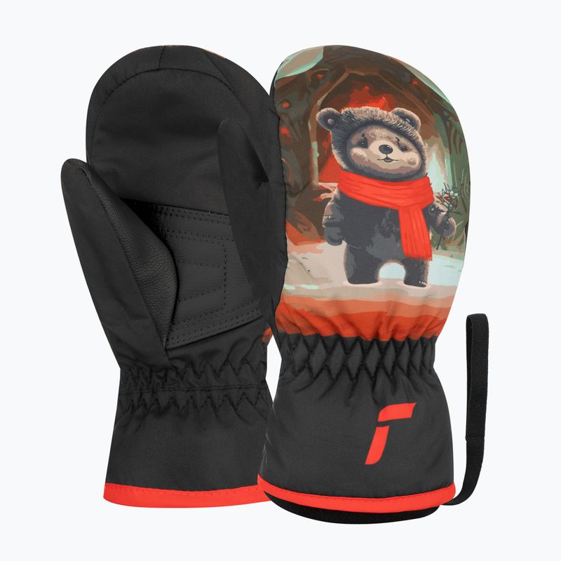 Guanti da sci per bambini Reusch Scottie Mitten bear