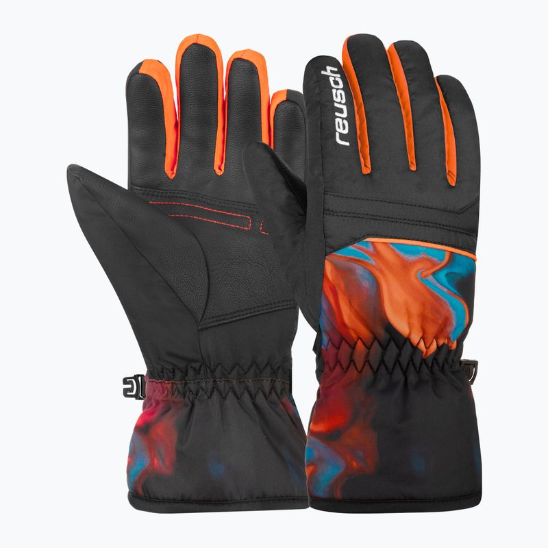 Guanti da sci per bambini Reusch Alan Junior flame 2