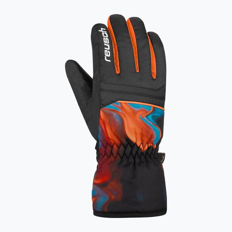 Guanti da sci per bambini Reusch Alan Junior flame 3