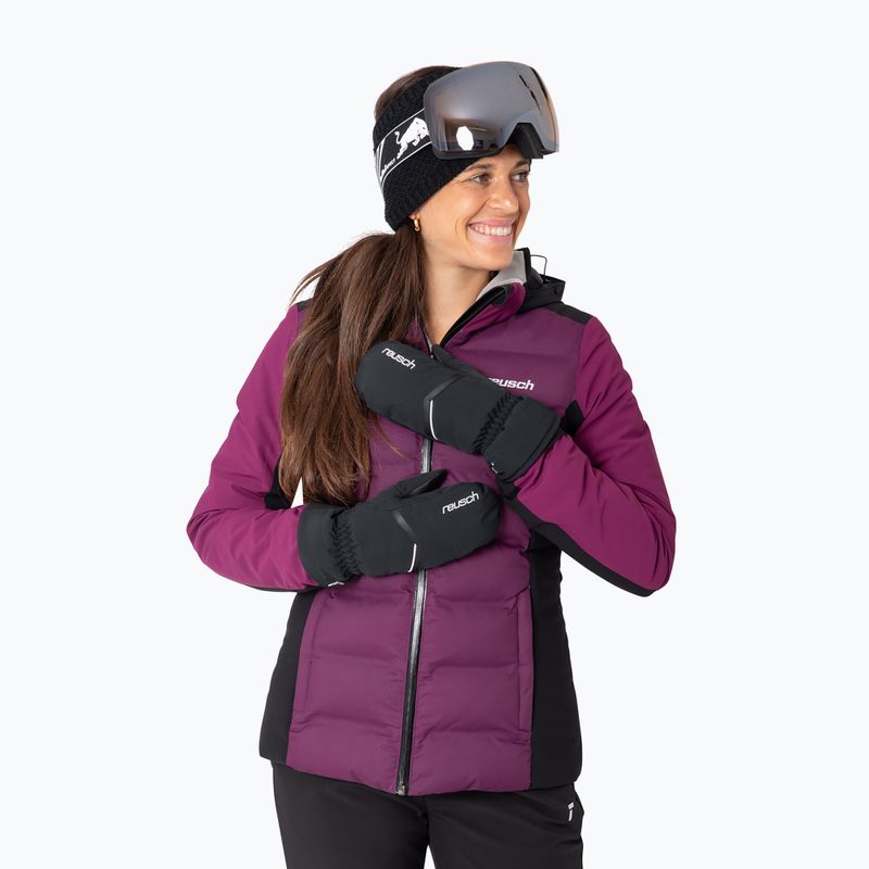 Guanti da sci donna Reusch Marisa Mitten black/white 8