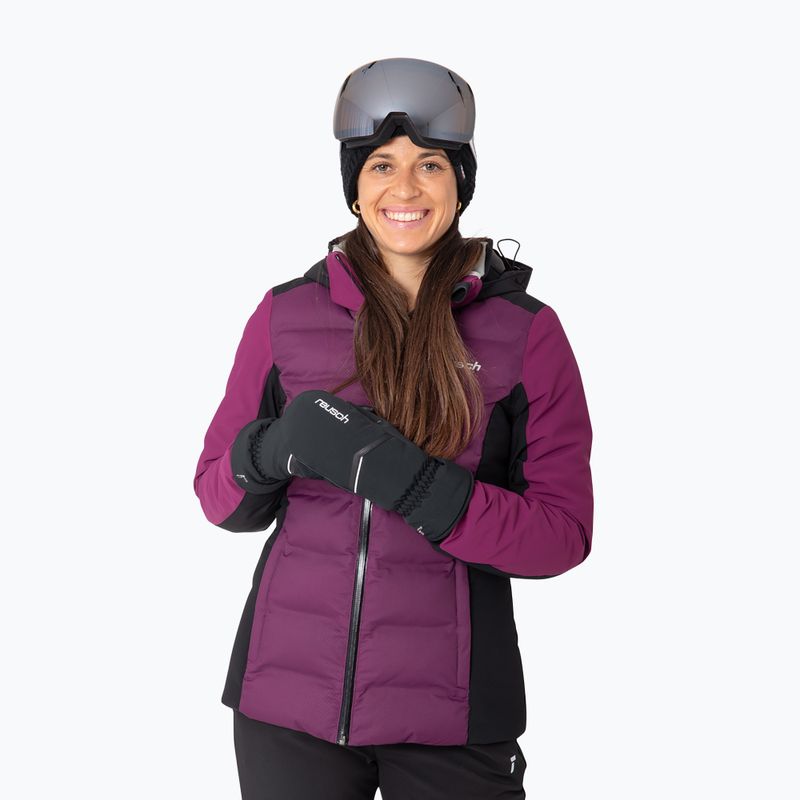 Guanti da sci donna Reusch Marisa Mitten black/white 9