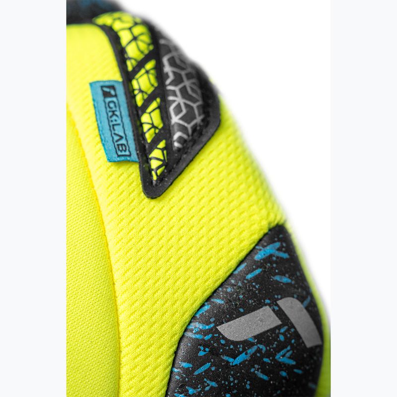 Guanti da portiere di sicurezza Reusch Attrakt Fusion Guardian giallo/argento/nero 7