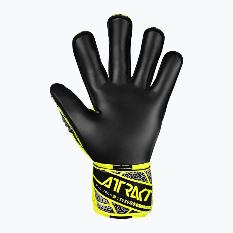 Guanti da portiere di sicurezza Reusch Attrakt Duo Evolution giallo/argento/nero 3