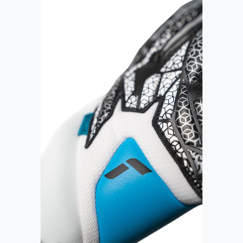 Guanti da portiere Reusch Attrakt Aqua Evolution bianco/nero/blu acqua 7