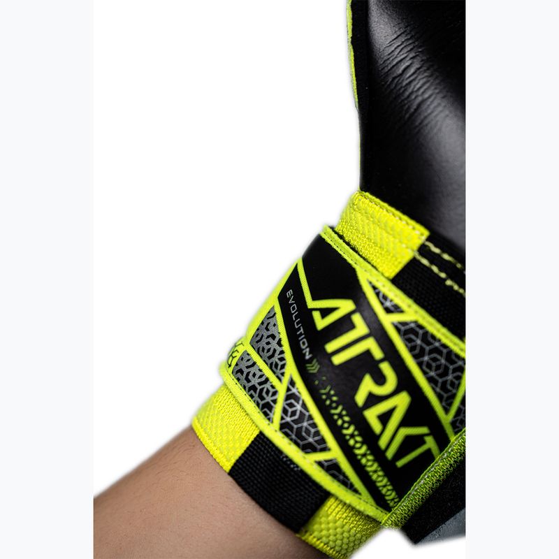 Guanti da portiere di sicurezza Reusch Attrakt Gold X Evolution giallo/argento/nero 7