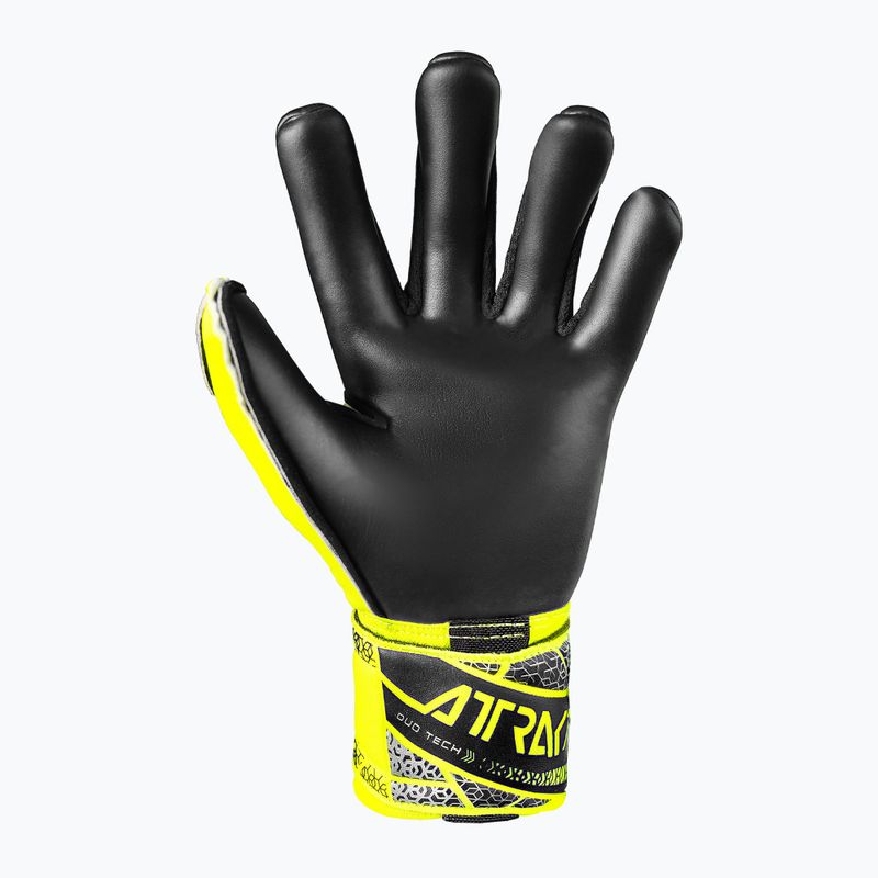 Guanti da portiere di sicurezza Reusch Attrakt Duo giallo/argento/nero 3