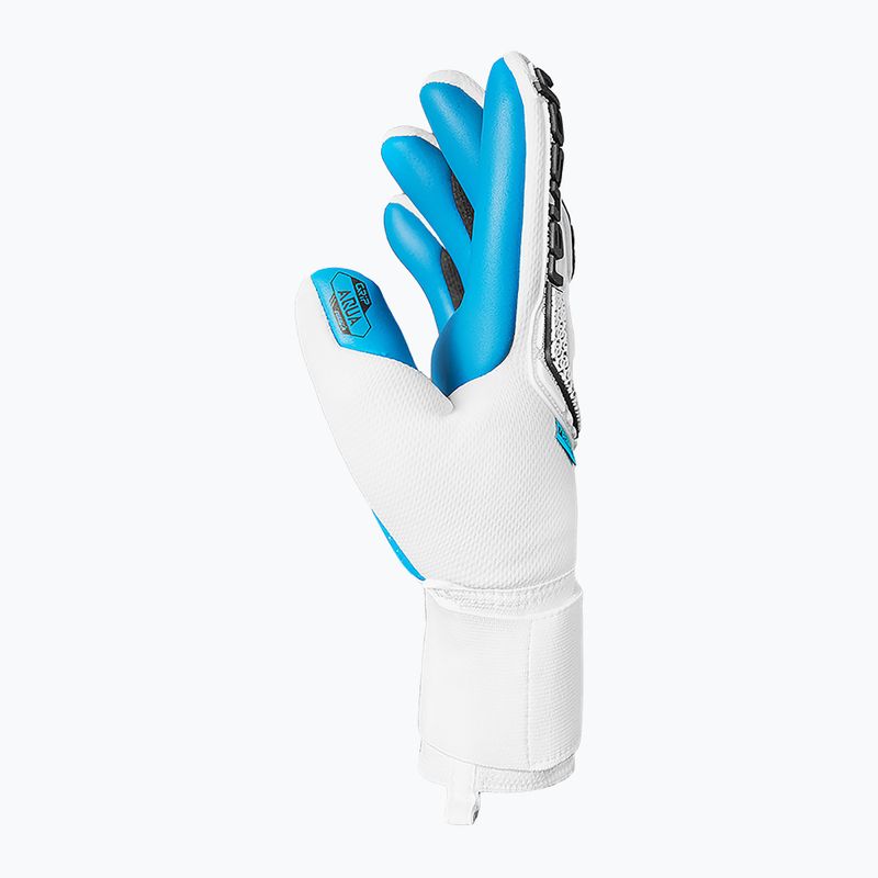 Guanti da portiere Reusch Attrakt Freegel Aqua bianco/nero/blu acqua 4