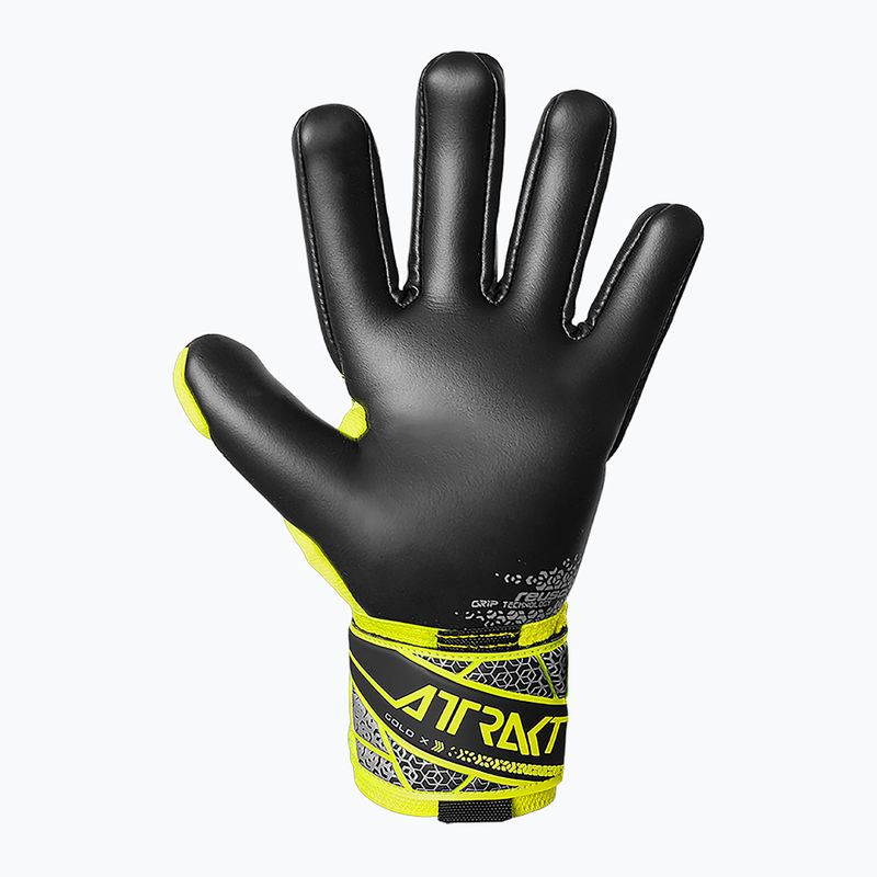 Guanti da portiere di sicurezza Reusch Attrakt Gold X NC giallo/argento/nero 3