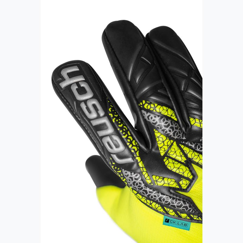 Guanti da portiere di sicurezza Reusch Attrakt Gold X NC giallo/argento/nero 5