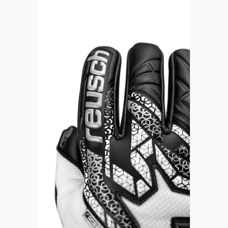 Guanto da portiere Reusch Attrakt Gold NC bianco/argento/nero 5