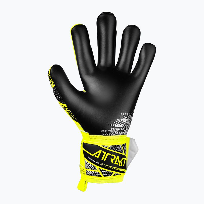 Reusch Attrakt Freegel Silver guanti da portiere di sicurezza giallo/argento/nero 3