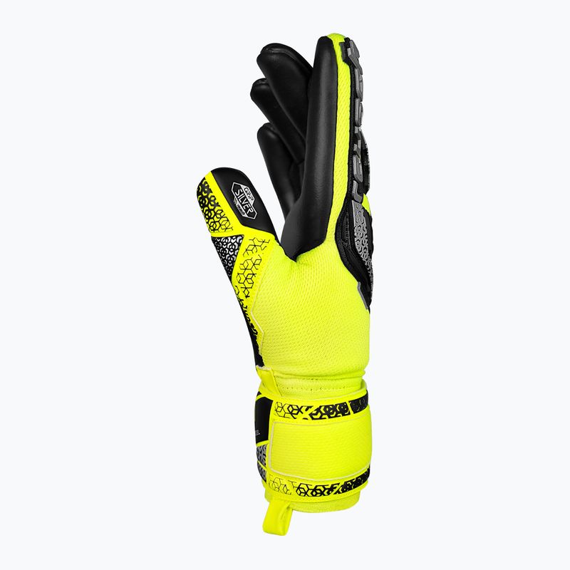 Reusch Attrakt Freegel Silver guanti da portiere di sicurezza giallo/argento/nero 4