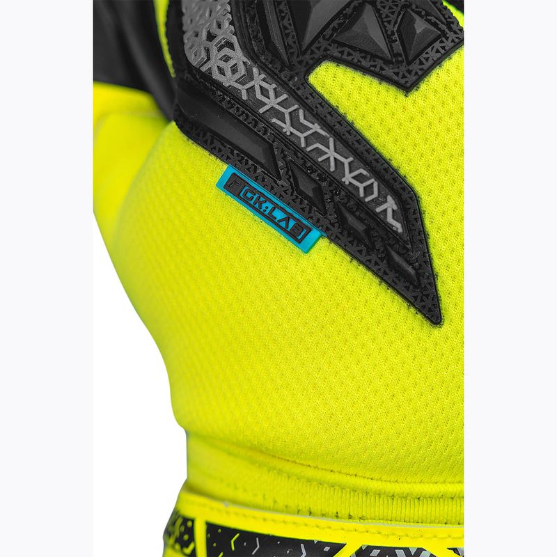 Reusch Attrakt Freegel Silver guanti da portiere di sicurezza giallo/argento/nero 7