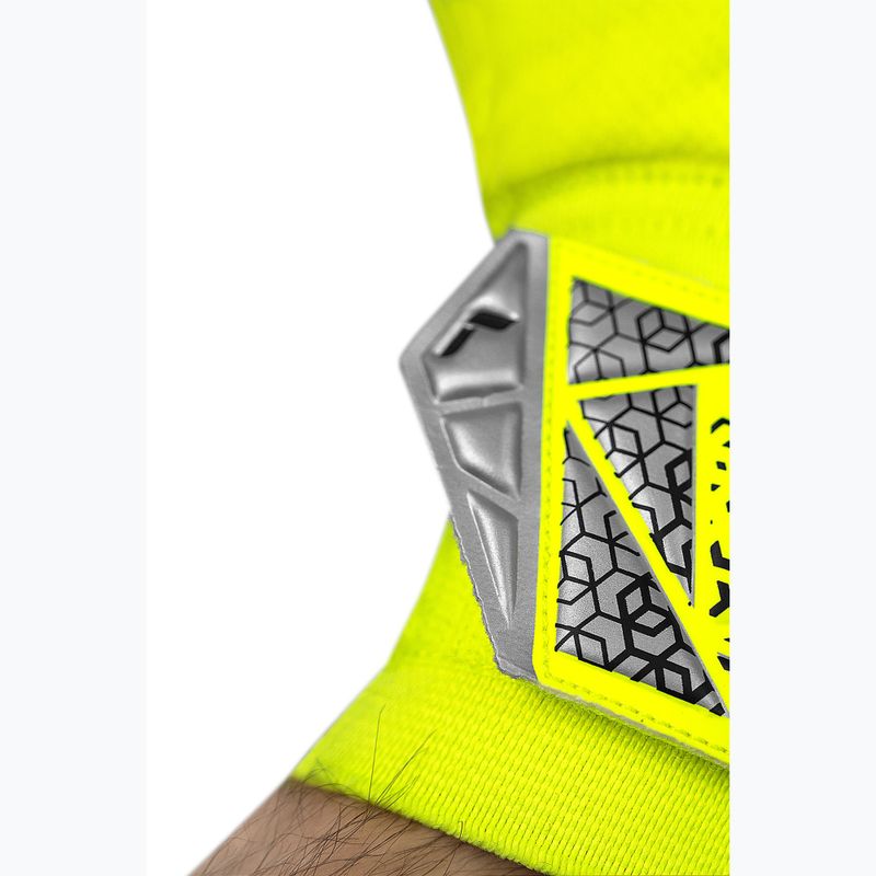 Reusch Attrakt Starter Guanti da portiere solidi di sicurezza giallo/argento 7