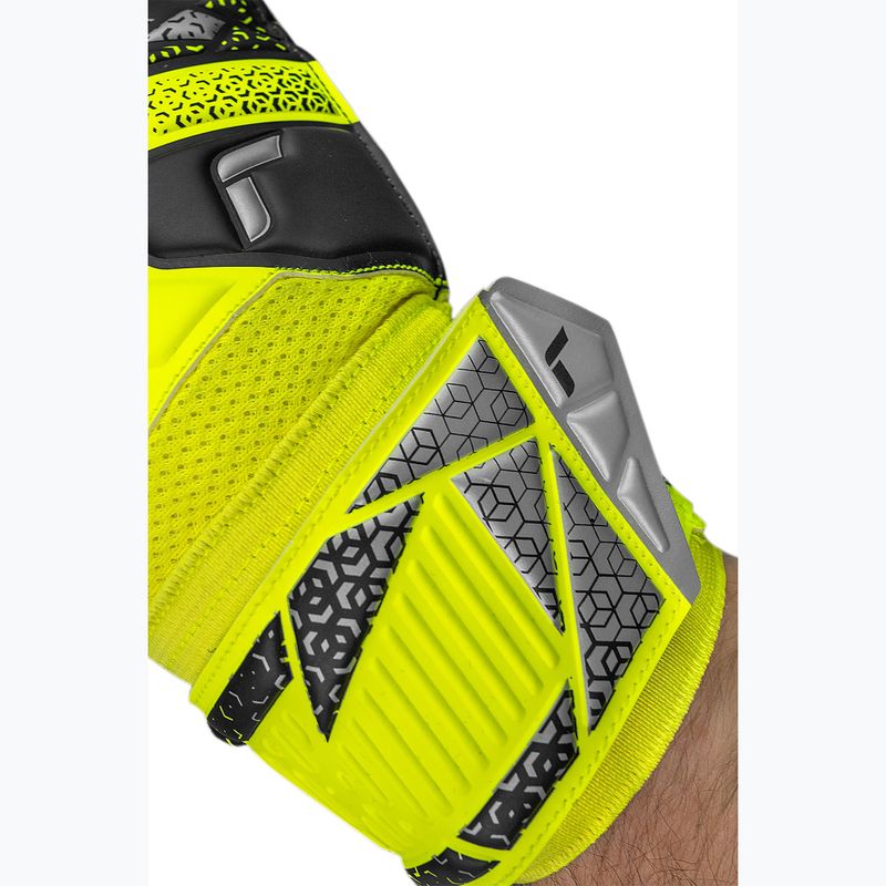 Guanti da portiere Reusch Attrakt Solid safety giallo/argento 7